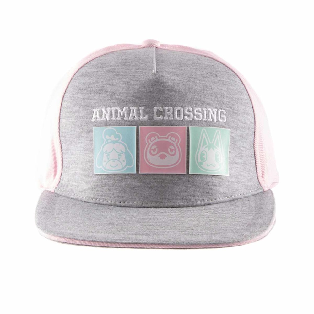 Nintendo Animal Crossing - Pastel Squares Hysteresenkappe - Grau